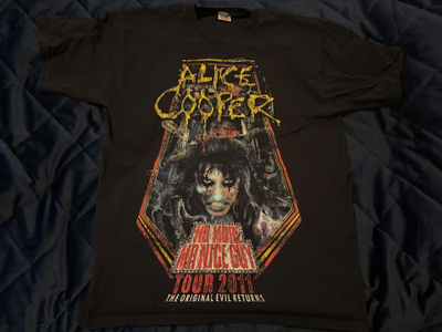 Alice Cooper No More Mr. Nice Guy 2011 -kiertuepaita, L-koko