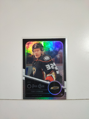 2011-12 O-Pee-Chee - Black Rainbow #61 Toni Lydman SN100