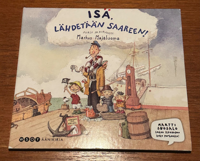 Markus Majaluoma – Isä, lähdetään saareen! WSOY Äänikirja CD