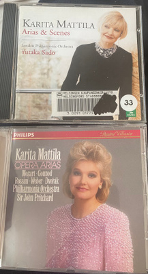 Karita Mattila x 2 - Opera Arias ja Arias & Scenes 2cd