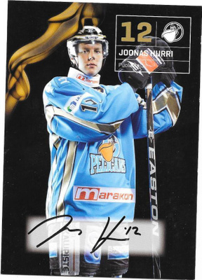 2010-11 Pelicans TeamIssue #12 Joonas Hurri