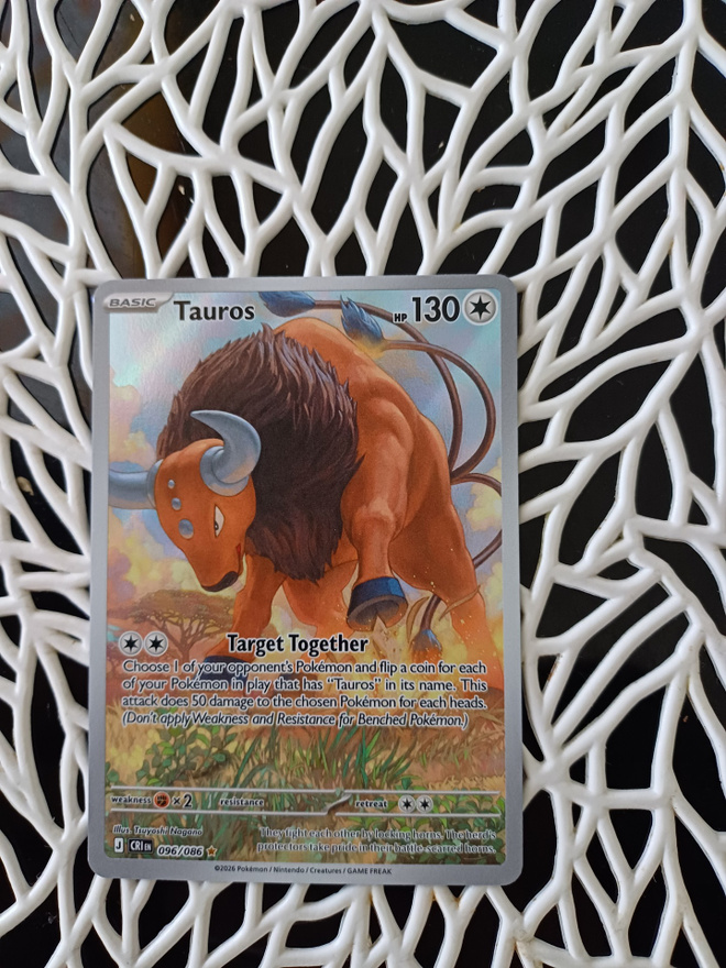 Pokemon Tauros mint hp 130