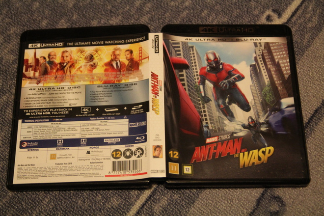 Marvel Ant-man And The Wasp - 4K UHD HDR + BD [suomi]