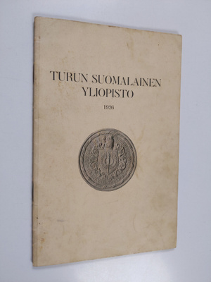 Turun suomalainen yliopisto 1926