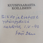 Torsti Blom : Kuusivaarasta koilliseen (signeerattu, teki... - pikkukuva 3