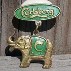 Carlsberg merkki. Hyväkuntoinen. Vanha. - pikkukuva 4