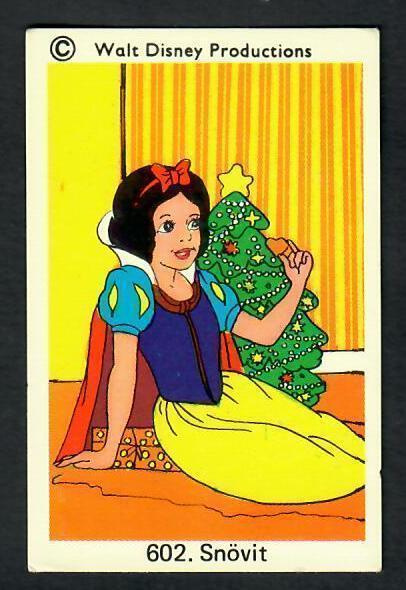 Keräilykuva - Disney - Snövit 602 / Lumikki