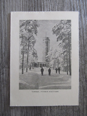 TAMPERE.....Pyynikin Näkötorni, vanha firmatervehdys.