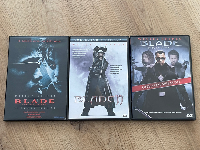 BLADE 1-3 - TRILOGIA - DVD x3 - WESLEY SNIPES