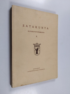 Satakunta kotiseutututkimuksia 10