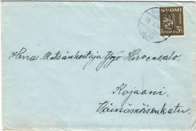 POSTILÄHETYS KUHMOINEN-KAJAANI