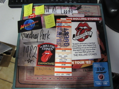ROLLING STONES- LEEDS JULY 25 1982 3LP+ 2CD BOX SET M-/M-