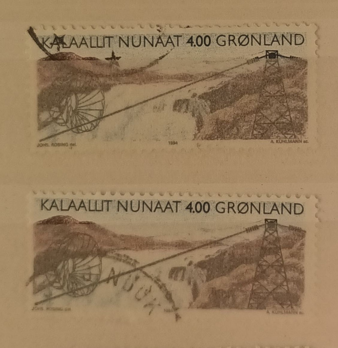Grönlanti: Vesivoimaa, Mi 246, 1994 o