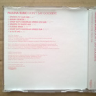 Paulina Rubio - Don´t Say Goodbye CDS - pikkukuva 2