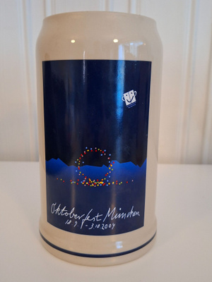 Oktoberfest keraaminen tuoppi 1L v. 2004