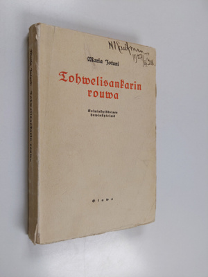 Maria Jotuni : Tohvelisankarin rouva
