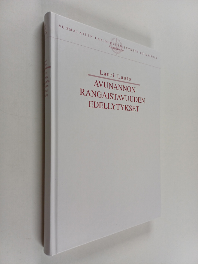 Lauri Luoto : Avunannon rangaistavuuden edellytykset