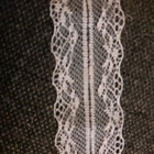 Valkoinen välipitsi 100cm - pikkukuva 1