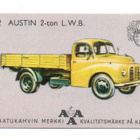 Kahvilappu AAA n:o 2 AUSTIN 2-ton L.W.B. - pikkukuva 1