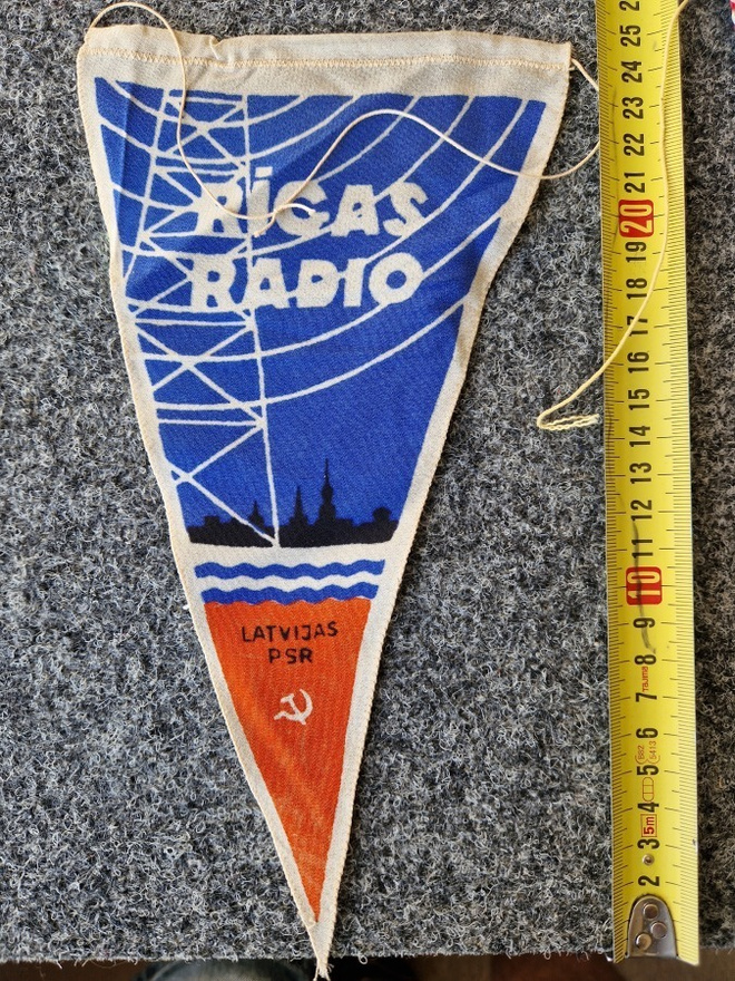 Rigas Radio vintage harvinainen matkailuviiri