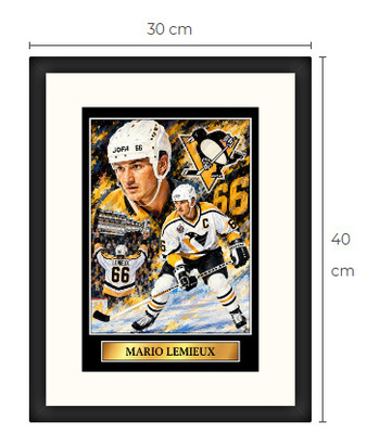 Uusi Mario Lemieux art print Limited Edition 30 cm x 40 cm