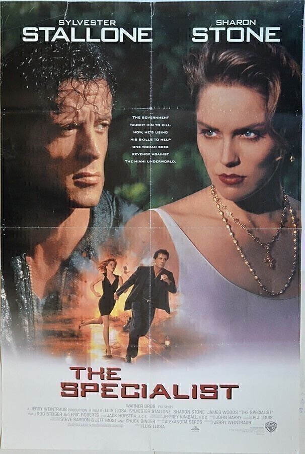 Elokuvajuliste: Spesialisti Sylvester Stallone, Sharon Stone