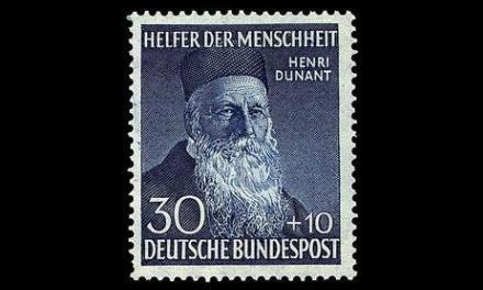 Saksa 159 ** Henri Dunant 30+10 Pf (1952)