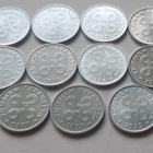 1 penni vuodet 1969 - 1979, yhteensä 11 kpl, circ - pikkukuva 3