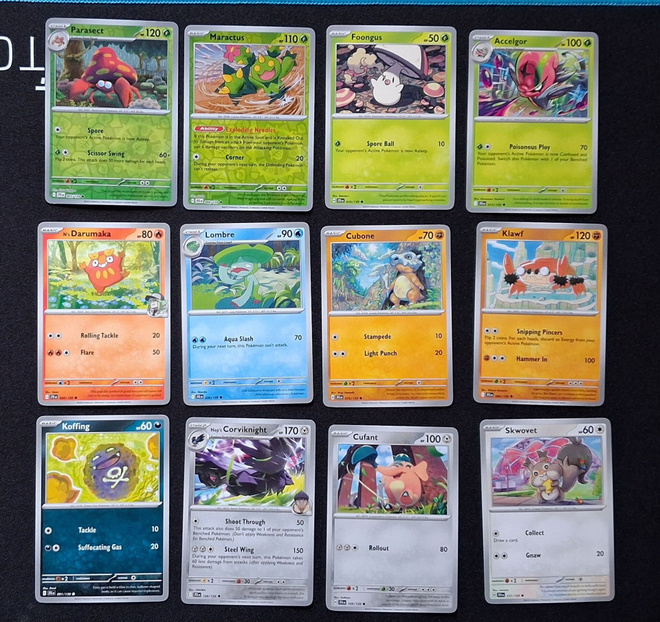 Pokemon kortit 12kpl (#124 Journey Together)