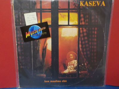 KASEVA - KUN MAAILMA ELÄÄ 1. PAINOS FIN -76 M-/VG+ LP