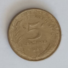 3 kpl Ranska 5 centimes 1979, 1981 & 1982, 4 kuvaa - pikkukuva 3