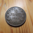 10 Penniä1907 mahd. kl 4 - pikkukuva 3