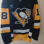 Puljujärvi #18 Pittsburgh Penguins game worn pelipaita - pikkukuva 1