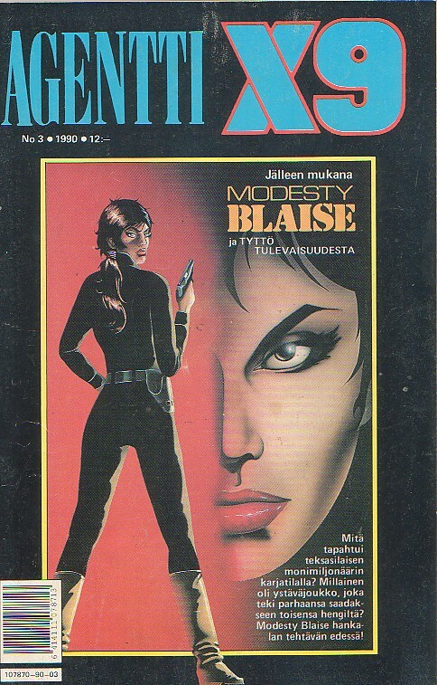 Agentti X9 - 3/90 MODESTY BLAISE (1p)
