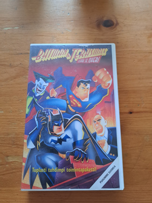 Batman&Teräsmies ässäpari ja jokeri VHS
