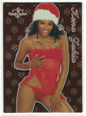 Bench Warmer 2003 Holiday Chrome Cards Kena Zakia VIKA