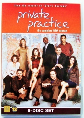 Rakkauden anatomia - Private practice kausi 5 (DVD)
