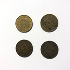 5mk messinki kolikoita 1947-1951 ( 4kpl ) - pikkukuva 1
