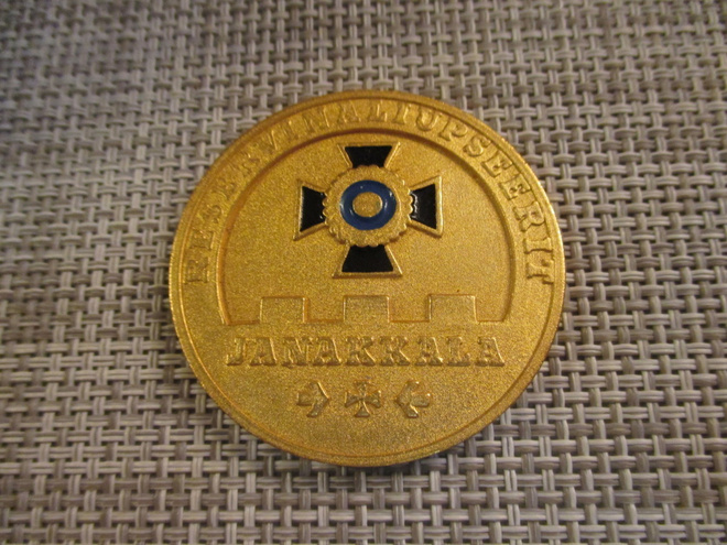 Reservinaliupseerit Janakkala 1993 mitali.