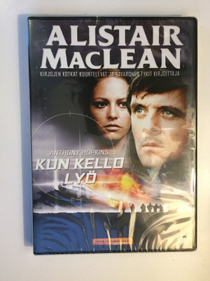 Kun kello lyö (DVD) Alistair MacLean (1971) UUSI!