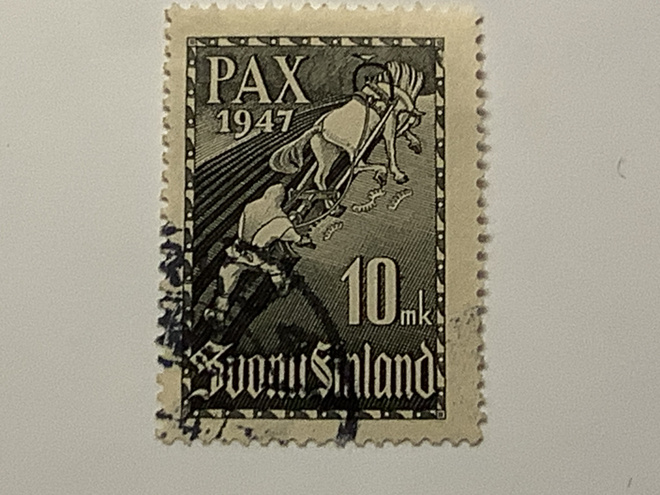333/ 1947 Pariisin rauhansopimus o leimattu