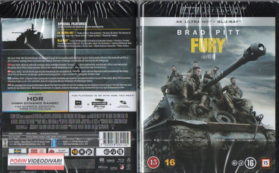 Fury (24 866) UUSI -FI- 4K HD+BLUR (2) brad pitt 2014 4k+bl