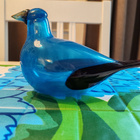 Iittala Oiva Toikka Toikka Indigo Bunting Sirkku 190*120 mm - pikkukuva 3