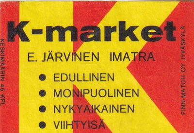 Imatra, K- Market  E. Järvinen   b592