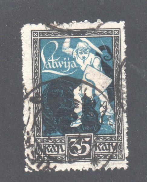 Latvia 1920 Mi 38 (2)