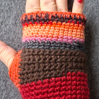 Alina´s Handmade käsityö ranteenlämmittimet moniväri - pikkukuva 5