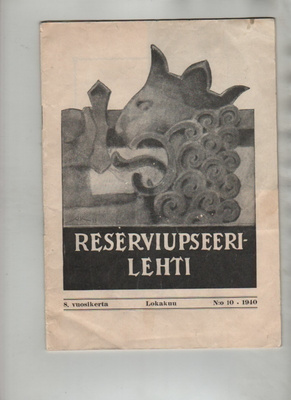 Reserviupseerilehti nro 10/1940 , 8.vsk., K3