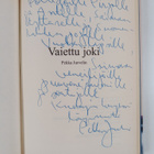 Pekka Jurvelin : Vaiettu joki (signeerattu, tekijän omiste) - pikkukuva 3