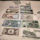 Ulkomaiset setelit 10 kpl - pikkukuva 2