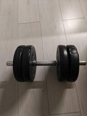 Käsipaino, yhteensä 12kg